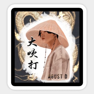 BTS YOONGI DAECHWITA (AGUST D/SUGA) D-2 Sticker